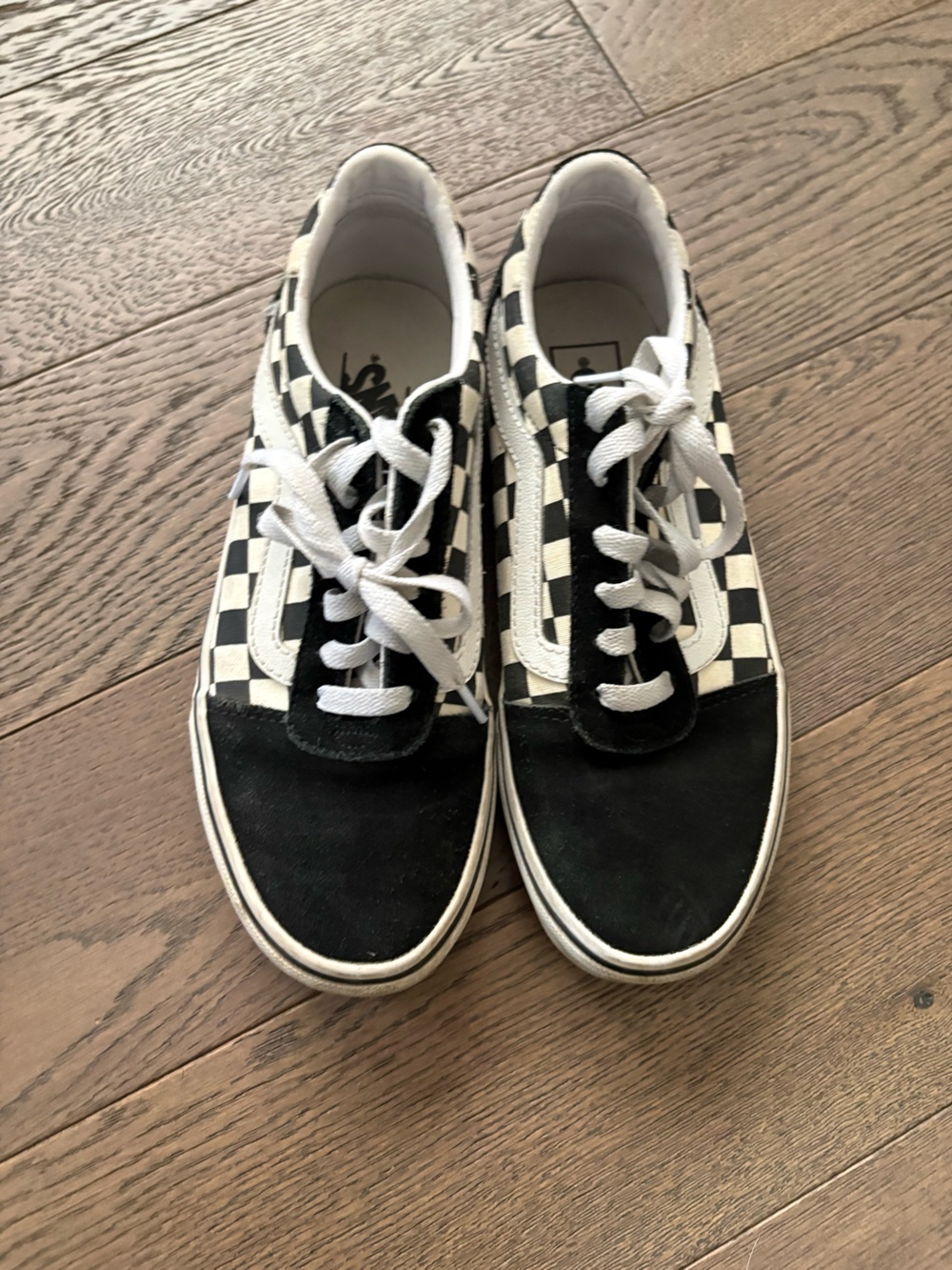 Vans Black and White Checkerboard Old Skool Sneakers